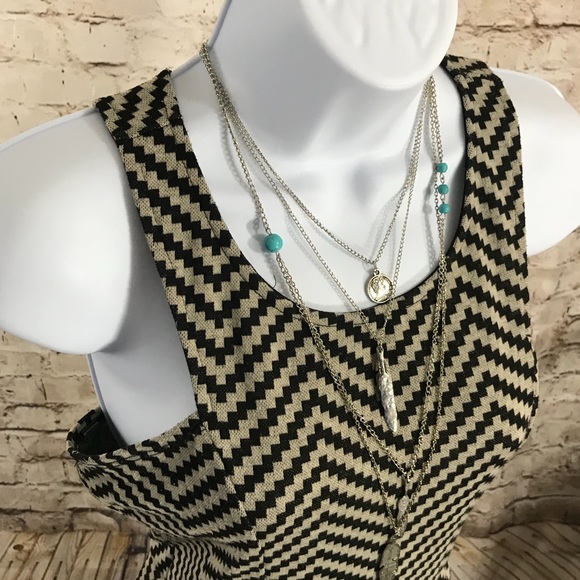 💃Chevron Aztec Dress - Night Out - Picture 3 of 5